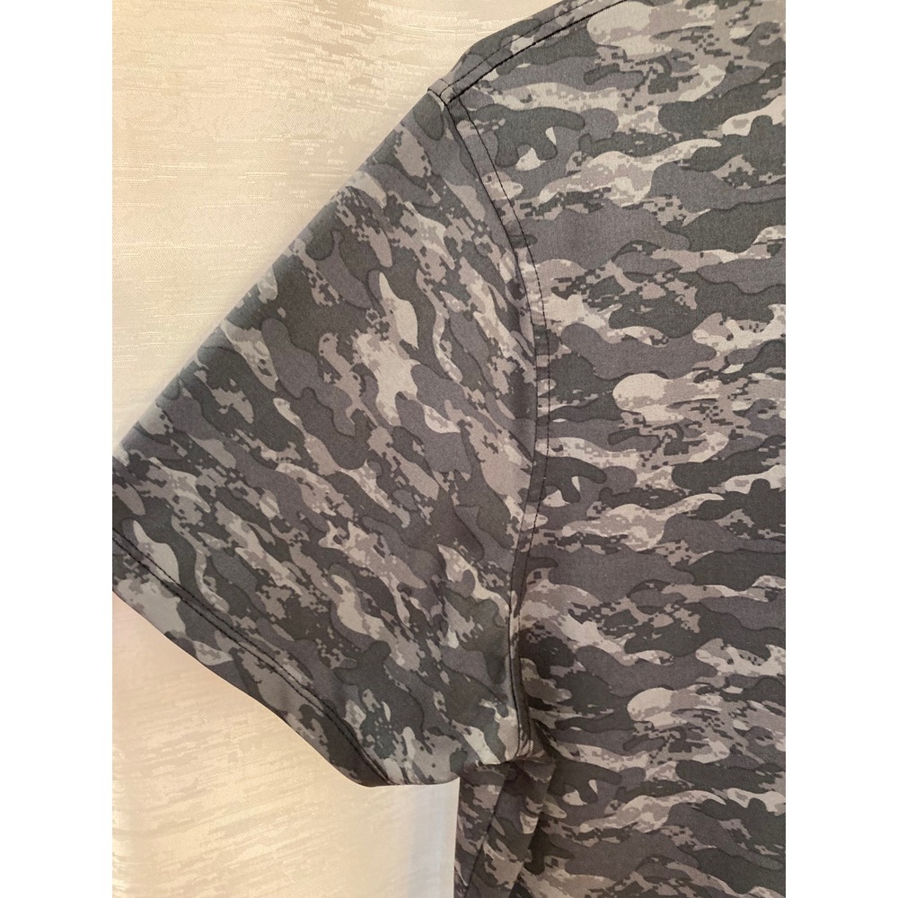 Kenneth Cole Golf Polo Shirt Mens‎ Medium Gray Camo Short Sleeve - Picture 9 of 12